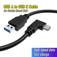 usb c cable for oculus quest link cable high speed data transfer fast charging cable compatible for oculus quest gaming pc