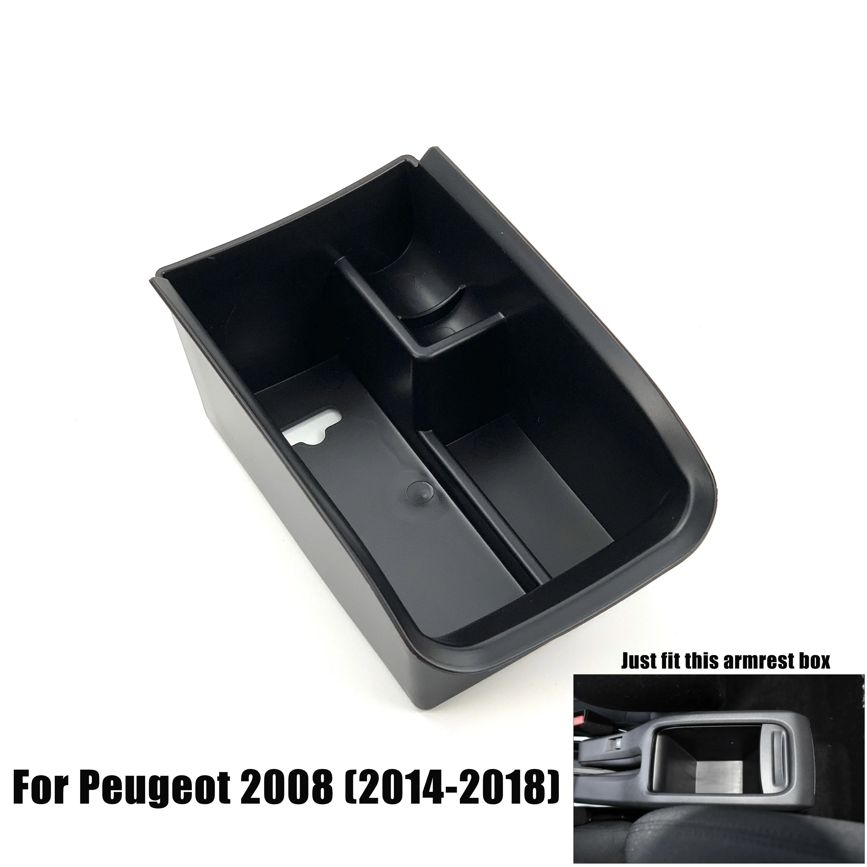 Автомобильный подлокотник ящик для хранения Peugeot 308 408 2008 3008 4008 5008 контейнер