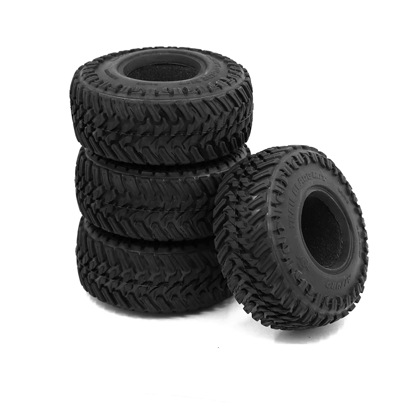 

4PCS 108MM 1.9 Rubber Tires Tyres Wheel for 1/10 RC Crawler Car Axial SCX10 90046 AXI03007 Traxxas TRX4 D90 Tamiya CC01