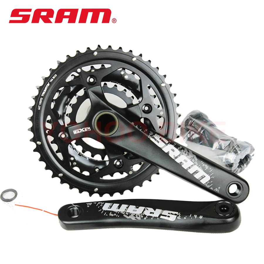 

SRAM S1000 GXP TRIPLE BICYCLE CRANKSET 3*10 SPEED CHAINRING 22T 33T 44T CHAIN RING 170MM CRANK MTB MOUNTAIN BIKE CRANKSET PARTS