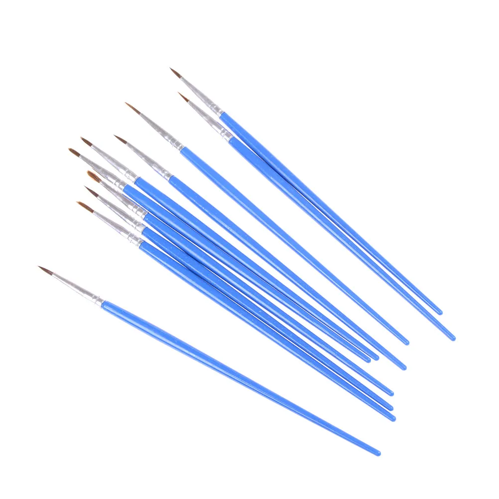 

MYPANDA 10pcs Hot New Model Special Point Brush Models Hobby Painting Tools Accessory Hook Line Pen