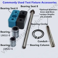 fixture fittings linear bearing lm6uu lm8uu bearing seat support rod counterpoint rod clamp spring clamp ring bearing column
