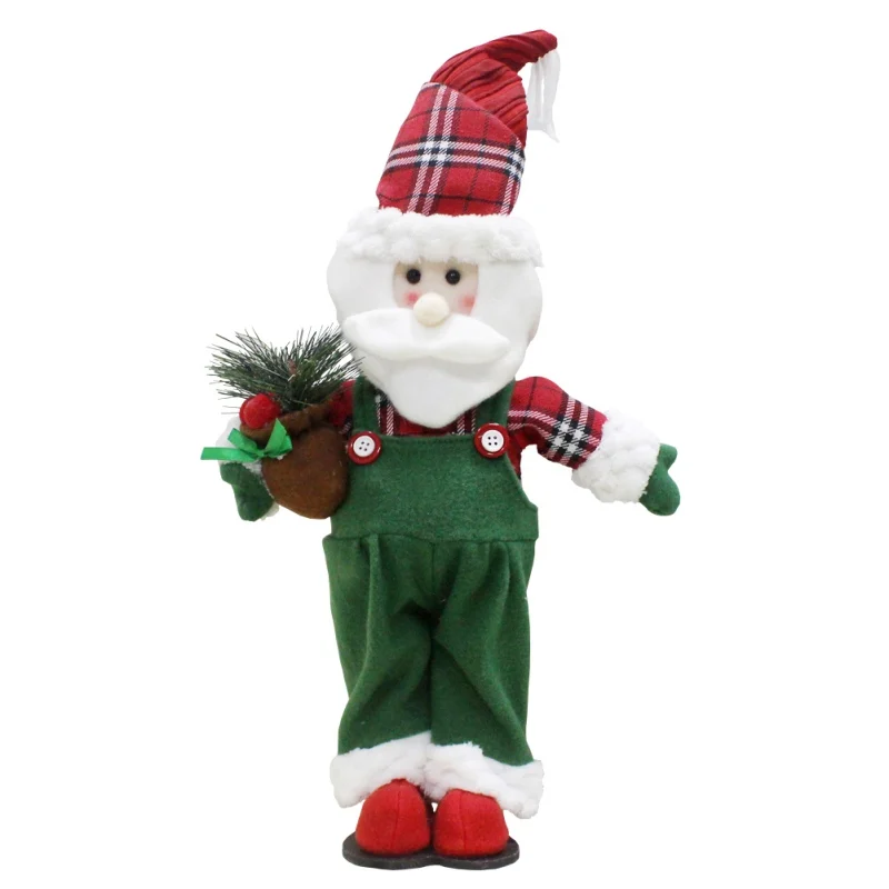 Прекрасный Рождественский Санта Клаус/снеговик куклы креативный стоящий Navidad