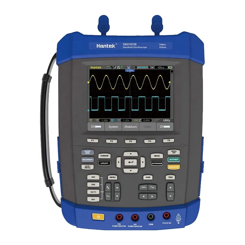 

Hantek DSO1072E 1102E 1152E 1202E Handheld oscilloscope five in one multimeter spectrum analyzer data recorder frequency meter