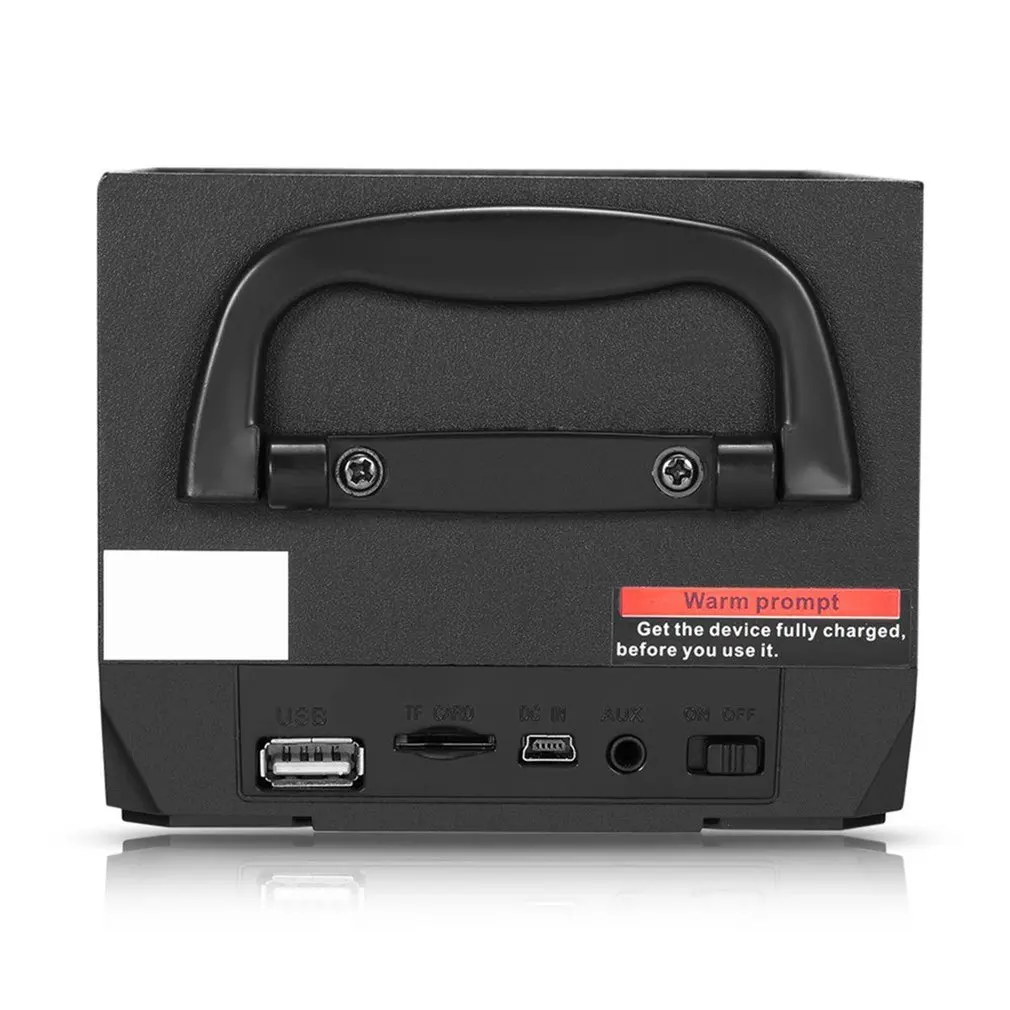 MS-307BT Portable Wireless Speaker With LED Lights AUX USB2.0 Support TF Card For Outdoor And Indoor | Электроника