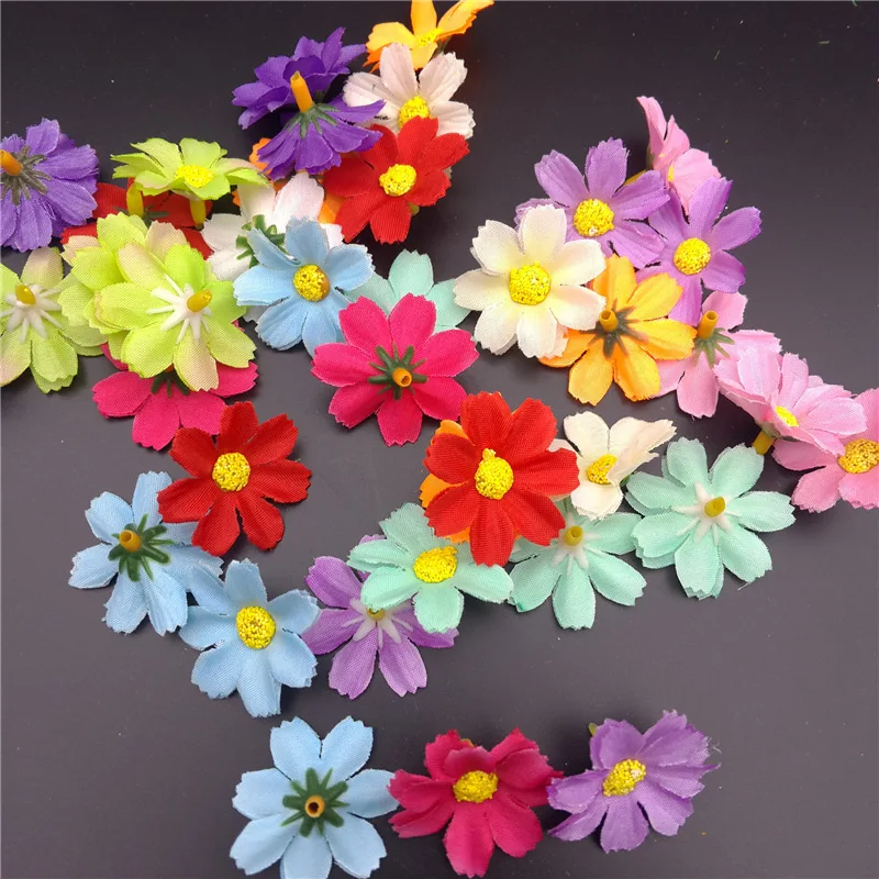 

DIY Handmade Sunflower Little Daisy Emulational Flower and Silk Flower Cloth Flowers Chrysanthemum SUNFLOWER Fake Flower Flower