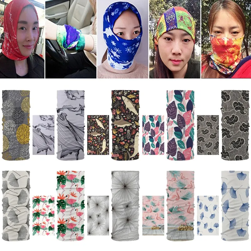 Новый Фламинго листья велосипедная бандана шарф Для мужчин женщин головы Уход за