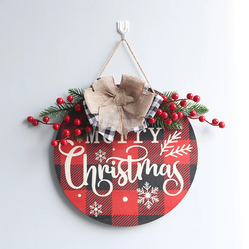 

Door Wreath Artificial handmade Garland Cloth Rattan Material Home Decoration chrismas ornaments deco