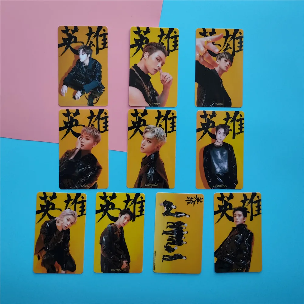 Новый альбом KPOP NCT 127 Neo Zone Hero Taeyong Ten Taeil сопутствующие товары прозрачная наклейка