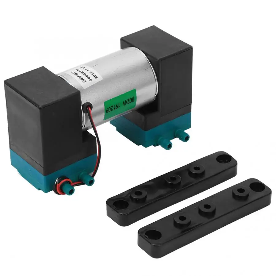 Мембранный вакуумный мини насос с низким уровнем шума 90 ~ 350 кПа 24 Вт 10 20 л/мин 12 в
