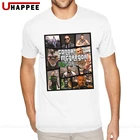 Белая мужская футболка Conor McGregor на заказ, черная футболка с коротким рукавом и круглым вырезом