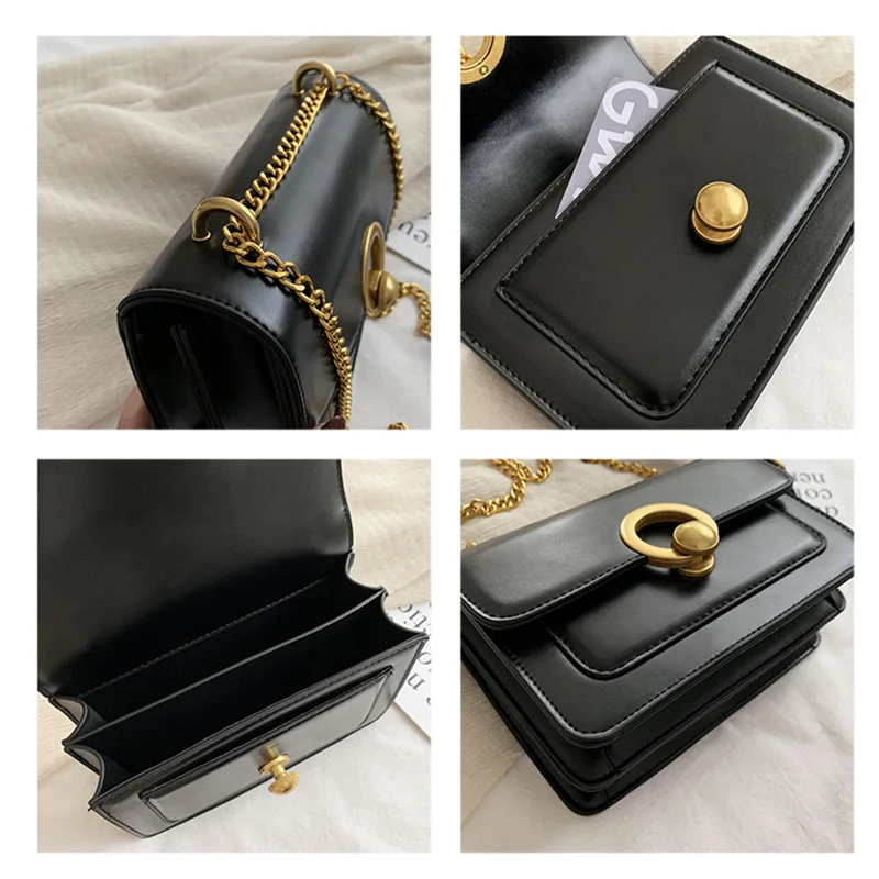 New Luxury Handbags Women Bags Designer High Quallty Simple Shoulder Bag ChainTote Fashion Flap Crossbody For 2020 | Багаж и сумки