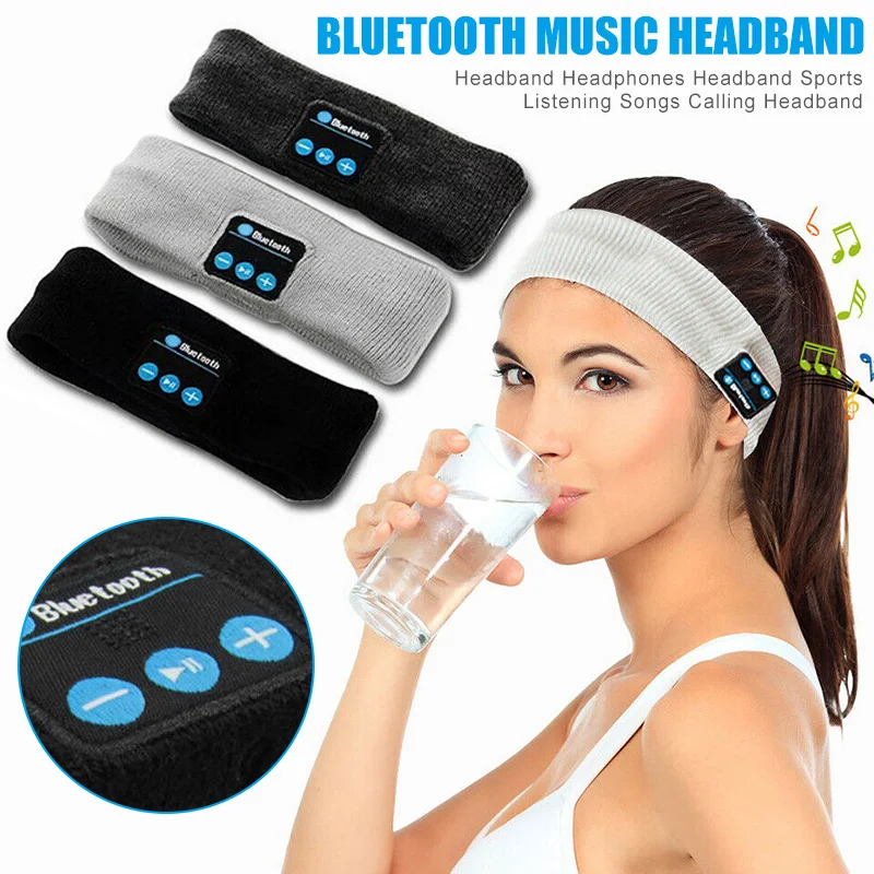 Горячая Распродажа HD музыкальная головная повязка Bluetooth Головной убор