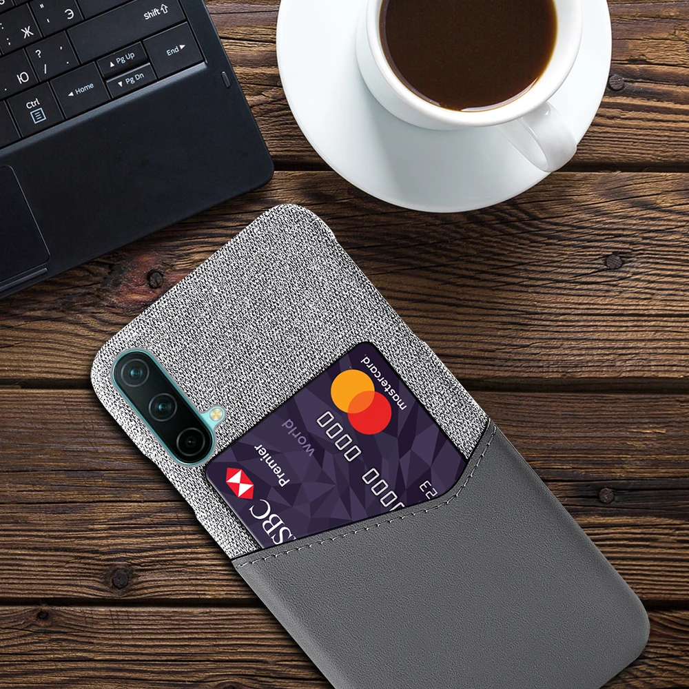 

Card Slot Cover Business Case For OnePlus Nord CE N200 5G Coque Luxury PU Leather Funda For One Plus Nord Core Edition 5G Capa