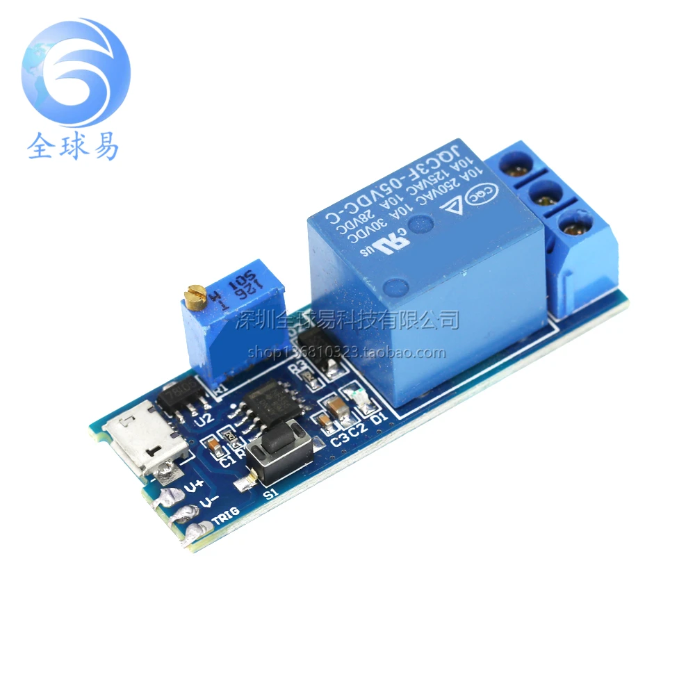 DC 5V-30V микро USB модуль реле задержки триггер 5V 12V 24V | Строительство и ремонт