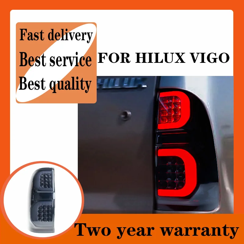 

Дым светодиодный для Toyota Hilux Vigo задсветильник 2008 -2012 задний фонарь задний стоп светильник сигнал противотуманная фара