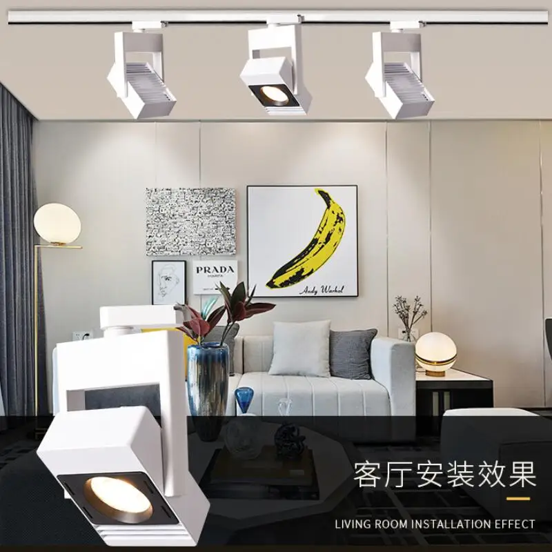 Новый тип светодиодных дорожек 20 Вт 2 провода 1 фаза светодиодные железнодорожные