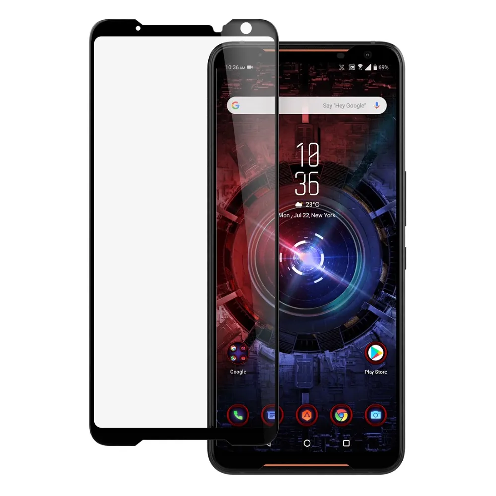 2 шт./лот, защитная пленка для экрана телефона asus ROG 2, закаленное стекло, пленка для asus rog 2, тонкая, ударопрочная, HD, против царапин