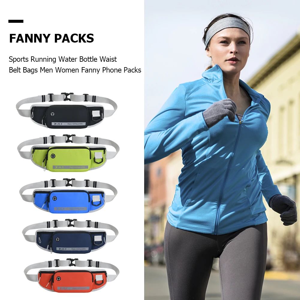 

Sport Waist Belt Bag Women Men Cycling Running Jogging Hiking Zipper Water Bottle Fanny Pack Mobile Phone Pouch