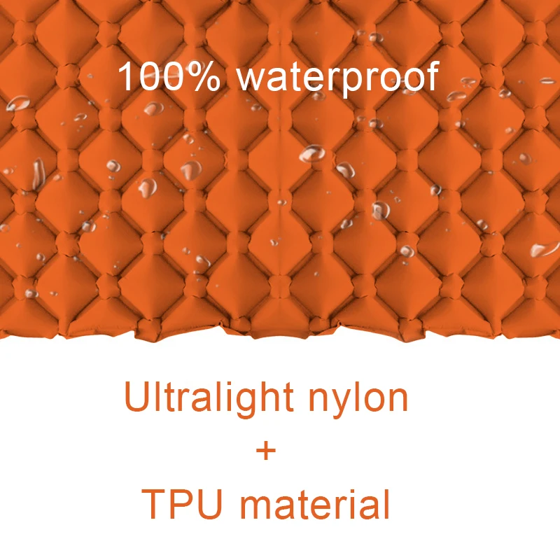 

New Outdoor Mattress With Pillow Fast Filling Portable Car Sleeping Pad Picnic Compact Air Mattress for Camping Backpacking S66