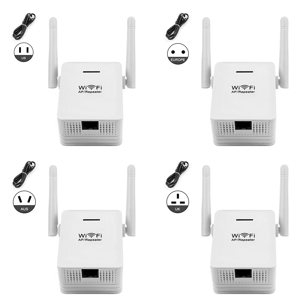 

Network Repeater 2dBi Antenna Wi fi Signal Booster Wifi Repeater 300Mbps Wireless Amplifier 802.11b/g/n Wi-fi Range LED
