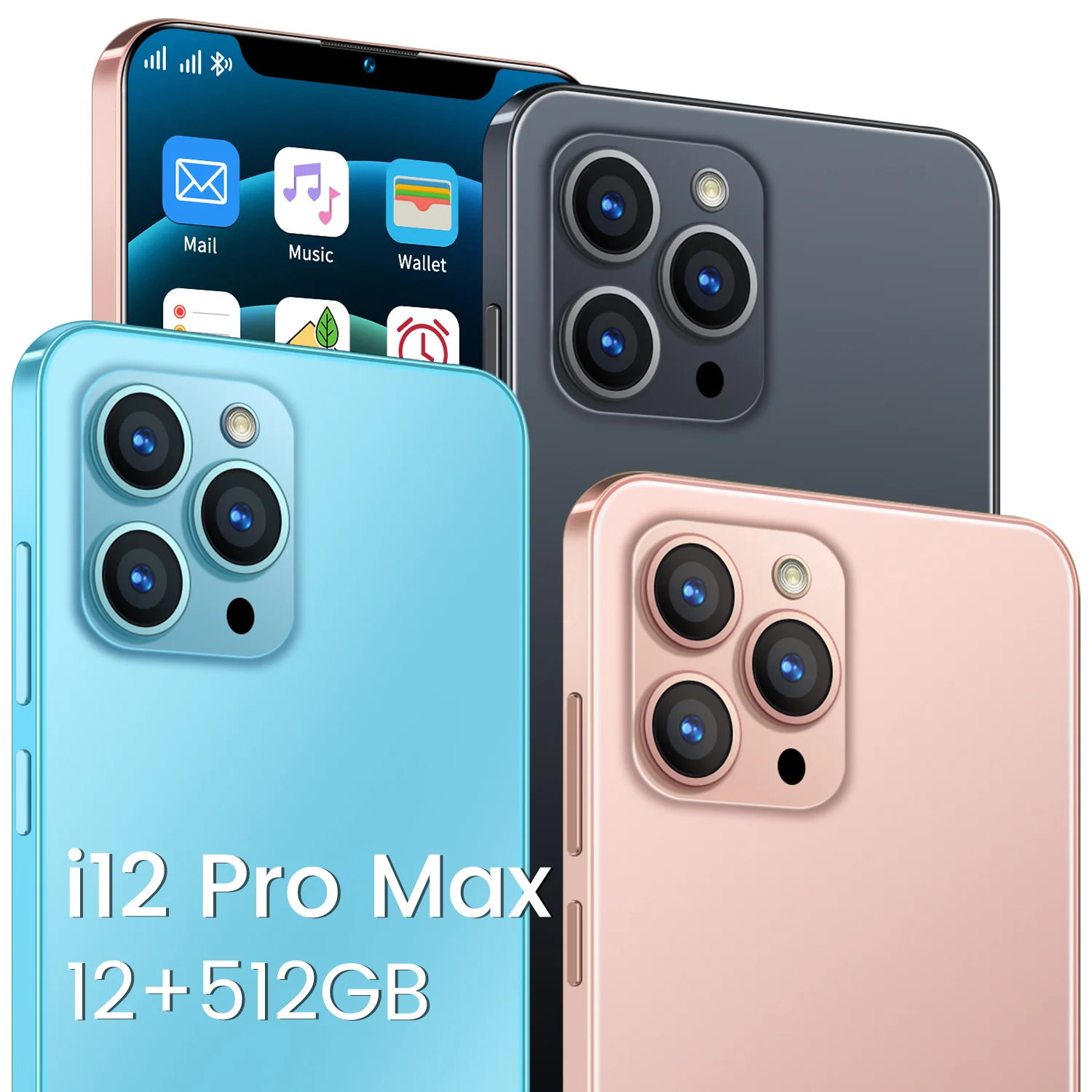 

Новый мобильный телефон i12 Pro Max 12 Гб + 512 Гб Смартфон 6,7 дюймовый U-экран Android 10,0 мобильный телефон