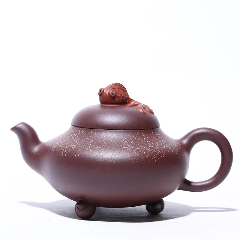 

Yixing purple clay teapot by hand