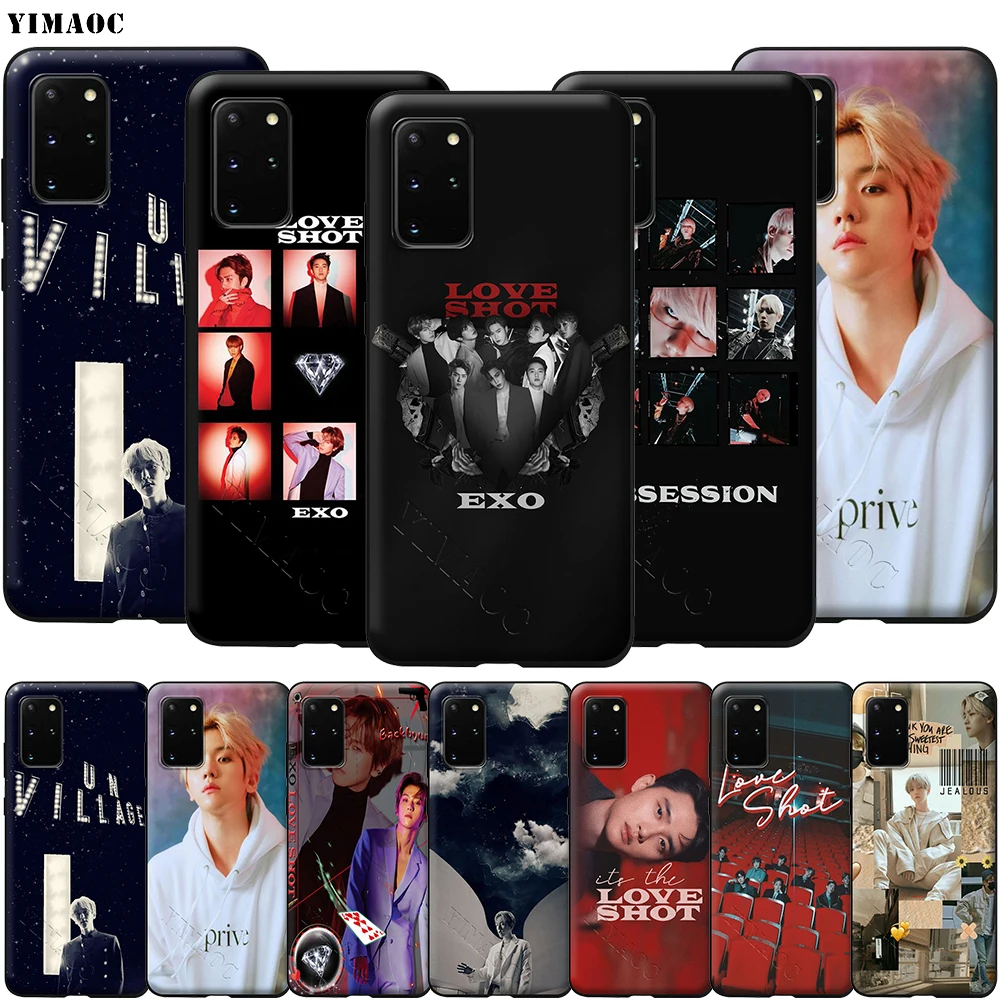 Чехол EXO Love Shot Baekhyun для Samsung A10s A20s A30s A40s A50s A70s Note 10 20 Plus A2 J4 J6 J7 J8 A21s M11 M21 M30s M31s|Бамперы|