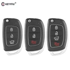 Сменный Чехол KEYYOU с 34 кнопками для Hyundai ELANTRA New Verna IX35 IX45 Fe для KIA Fob HB20 Solaris