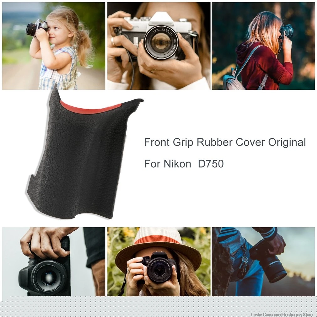 Для Nikon D750 Передняя ручка резиновая крышка с клейкой задней части камеры запасной блок Ремонт Запчасти комплект Прямая поставка Горячая