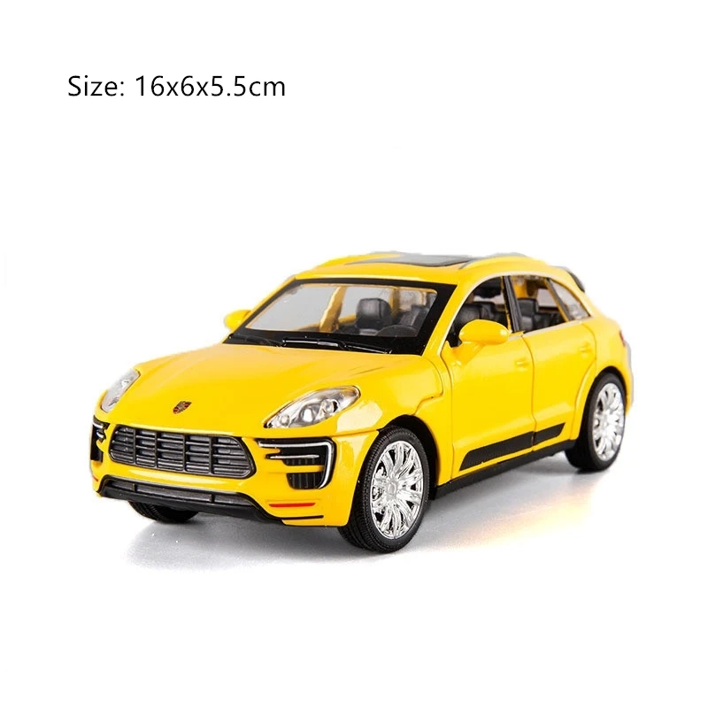 Масштаб 1:32 литая модель внедорожника Macan высокий симулятор игрушечный