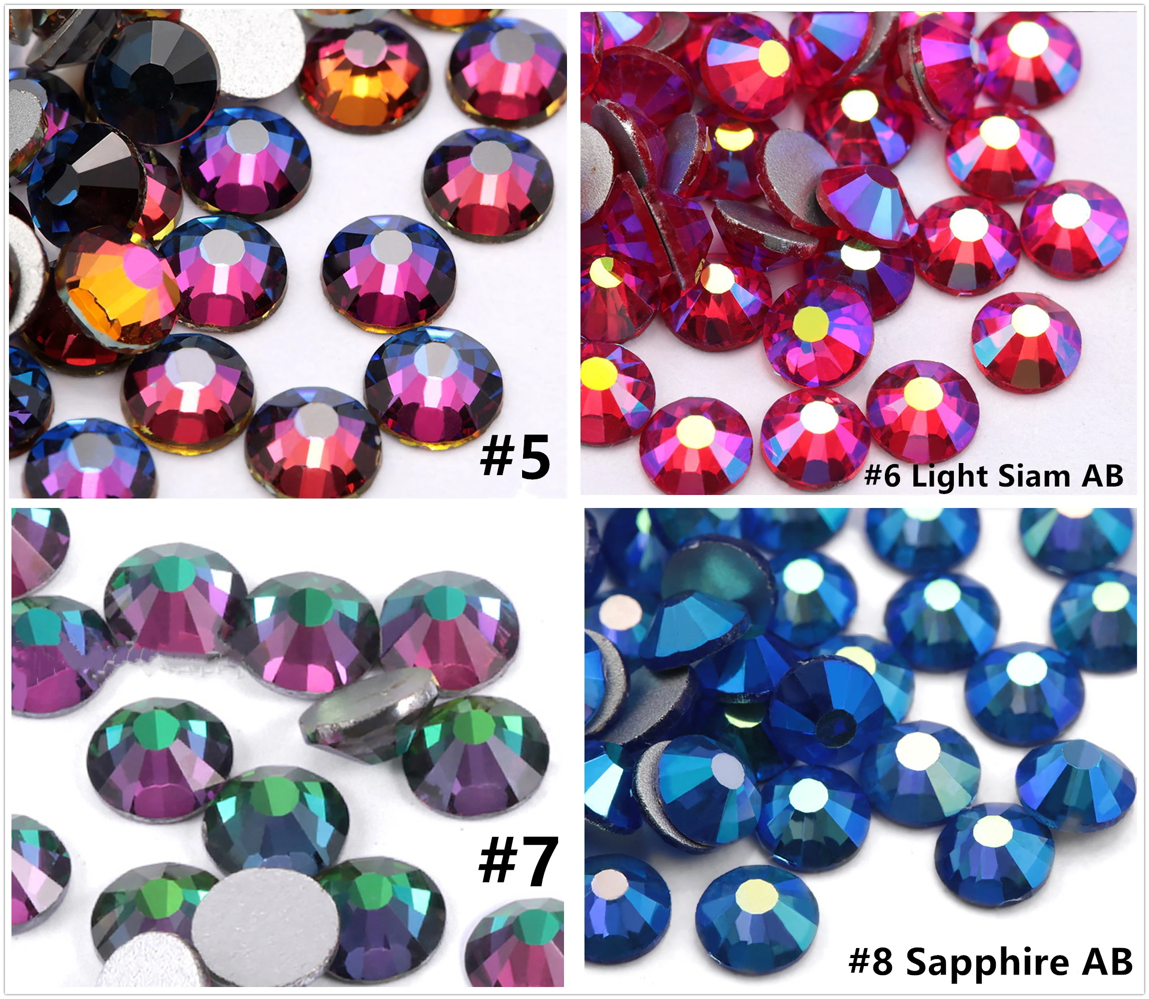 1440 шт. блестящие украшения из искусственной смолы|Ювелирная фурнитура и