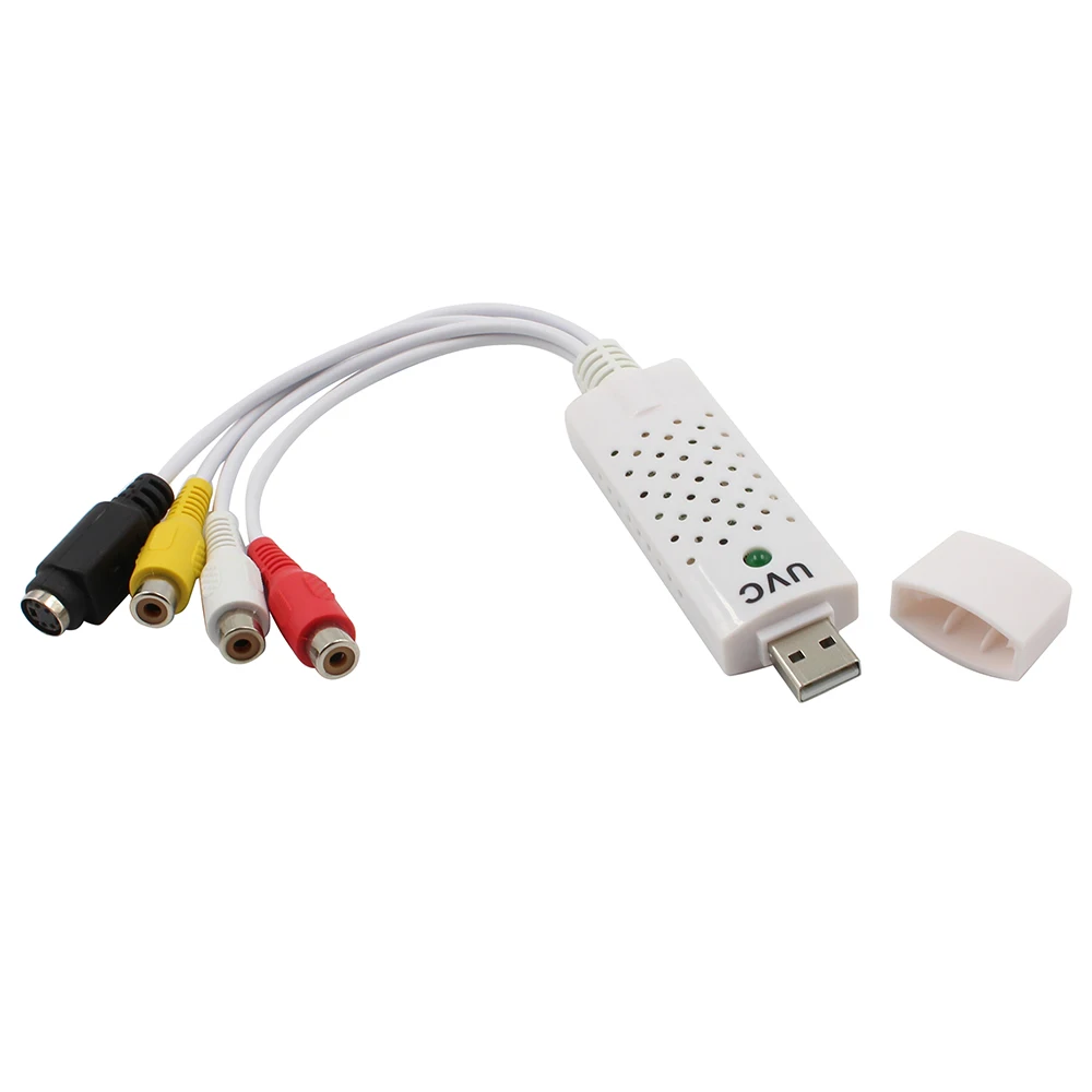 USB 2 0 видеозахват ТВ DVD VHS видеорегистратор Захват адаптер карты с аудио Поддержка