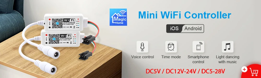 DC 12-24 В мини RGB светодиодный контроллер Bluetooth RGB/RGBW/RGBWW/контроллер светодиодной ленты IOS/Android приложение для светодиодной ленты