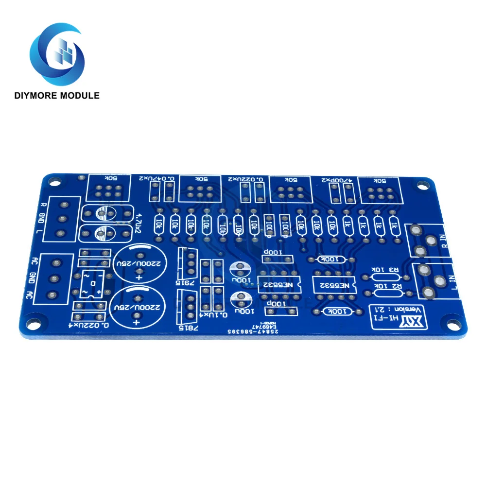 Плата печатная плата усилителя мощности NE5532 Volum Control переменного тока 50 к