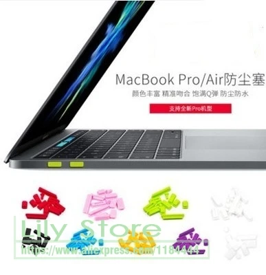 Пылезащитные грязеотталкивающие заглушки чехол совместимый с MacBook Air 13 дюймов 2018