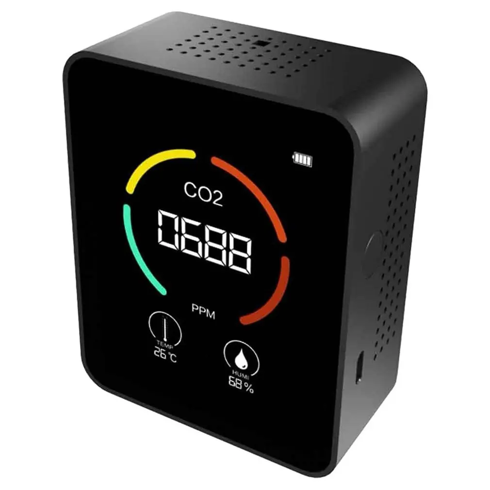

Air Quality Detector Three-in-one Wireless APP Carbon Dioxide Detector With 60-day Data Storage Temperature Sensor