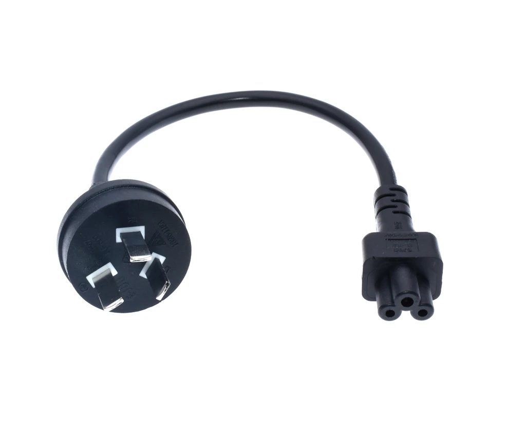 3 зубчатый кабель питания австралийская Новая Зеландия разъем C5 Cloverleaf адаптер