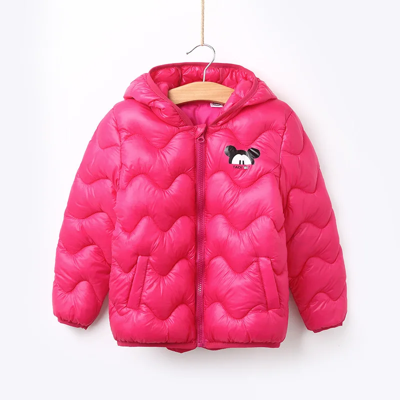 Куртка для маленьких мальчиков и девочек осенне-зимнее теплое пуховое пальто