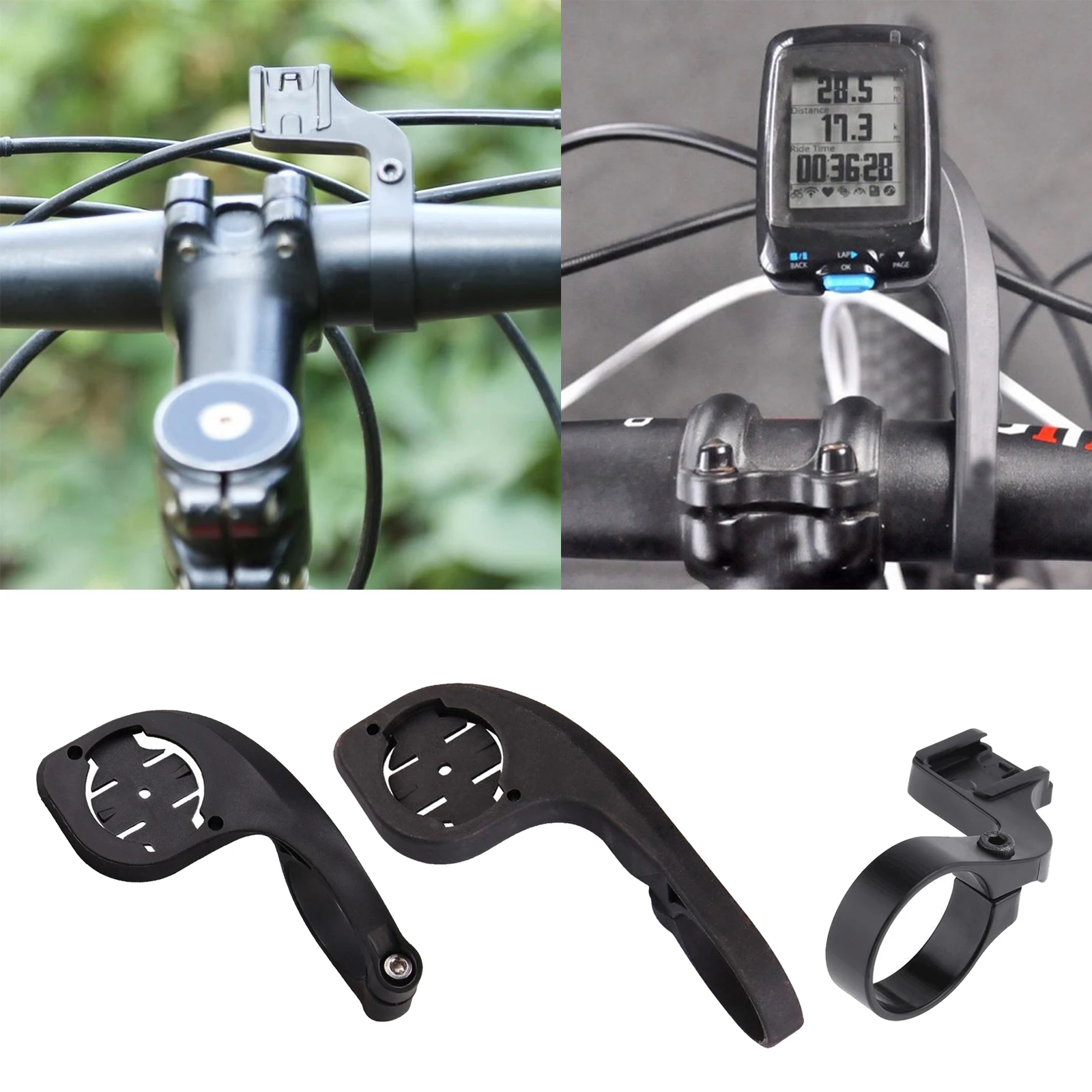 

Durable Bike Computer Mount Stopwatch GPS Holder Base Fits Garmin Cateye