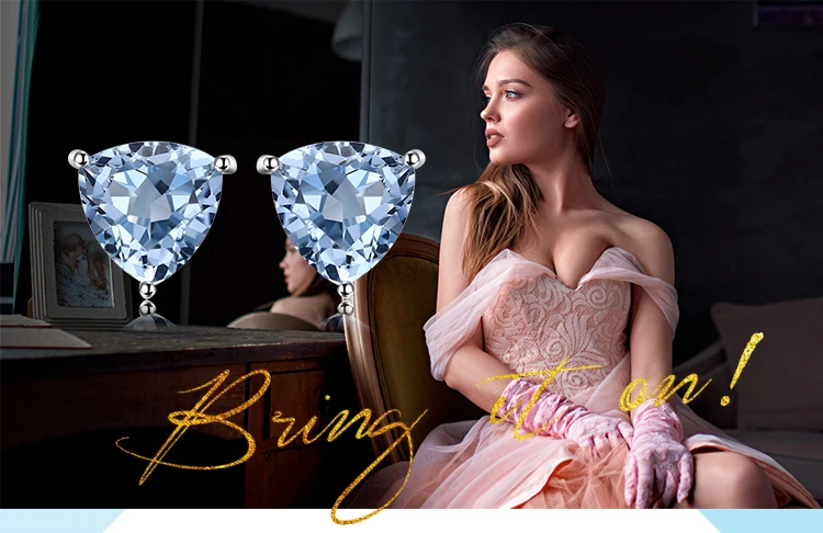 Кольцо от jewelrypalace 1.9ct натуральный Небесно Голубой топаз камень чистый 925 пробы серебряные серьги гвоздики для женщин модные украшения
