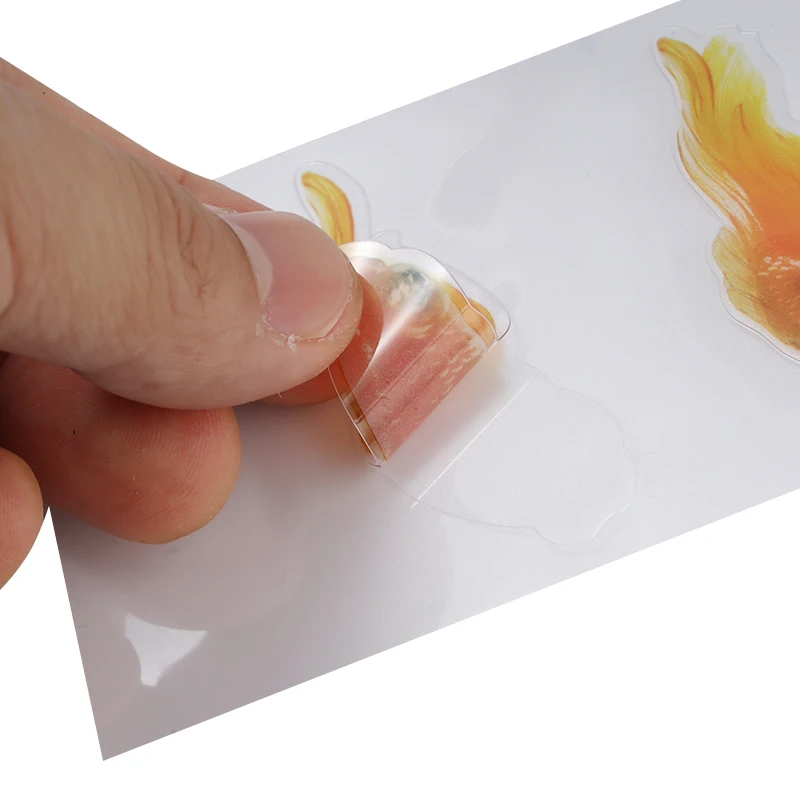 УФ Смола 3D наклейки золотые рыбки заполняют декоративные подходят силиконовые