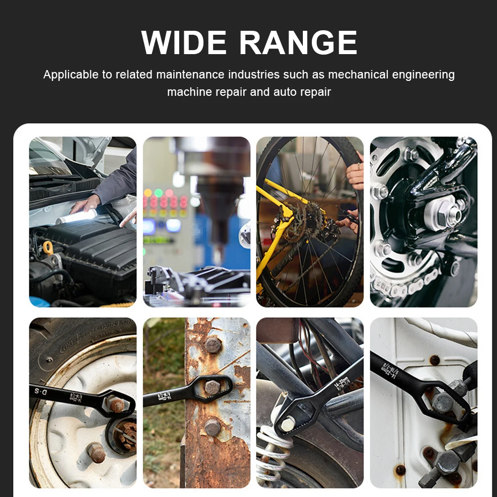 

2021 Ratchet Wrench Universal Spanner 8-22mm Double-Head Key Set Screw Nuts Wrenches Repair Hand Tools For Car Bicycle Car