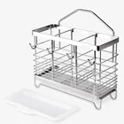 304 палочки для еды из нержавеющей стали ложка, вилка, столовые приборы сушилка сливной лоток для воды кухонный держатель для полки стойки инструмент 4 висячий крючок