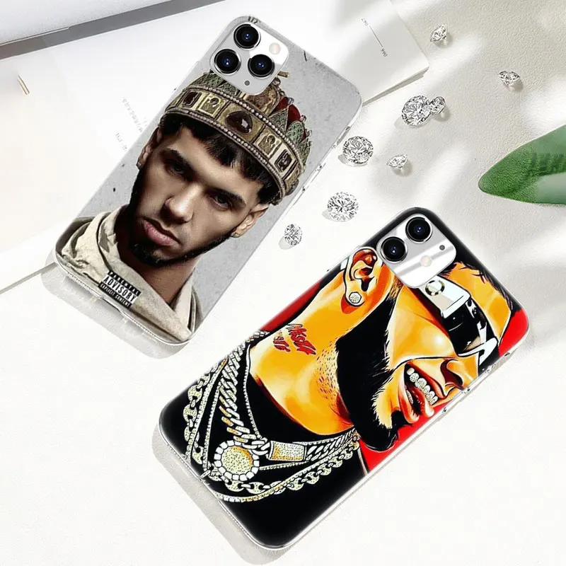 Hot Anuel AA Soft Silicone Transparent Case for Apple iPhone 11 Pro XS Max X XR 6 6s 7 8 Plus 5 5s SE Fashion Cover | Мобильные