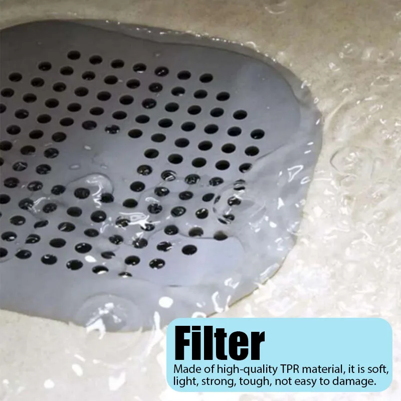 

Силиконовый дренажный фильтр для ванной комнаты