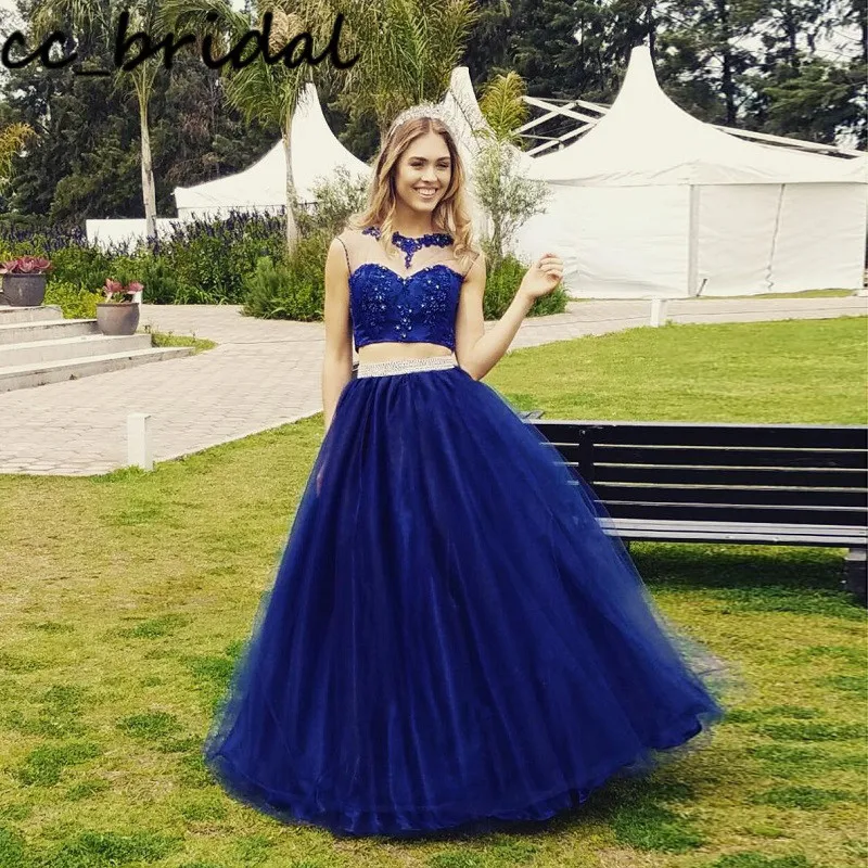 Бальное платье из двух предметов бальное на выпускной 2020 блестящее с кристаллами