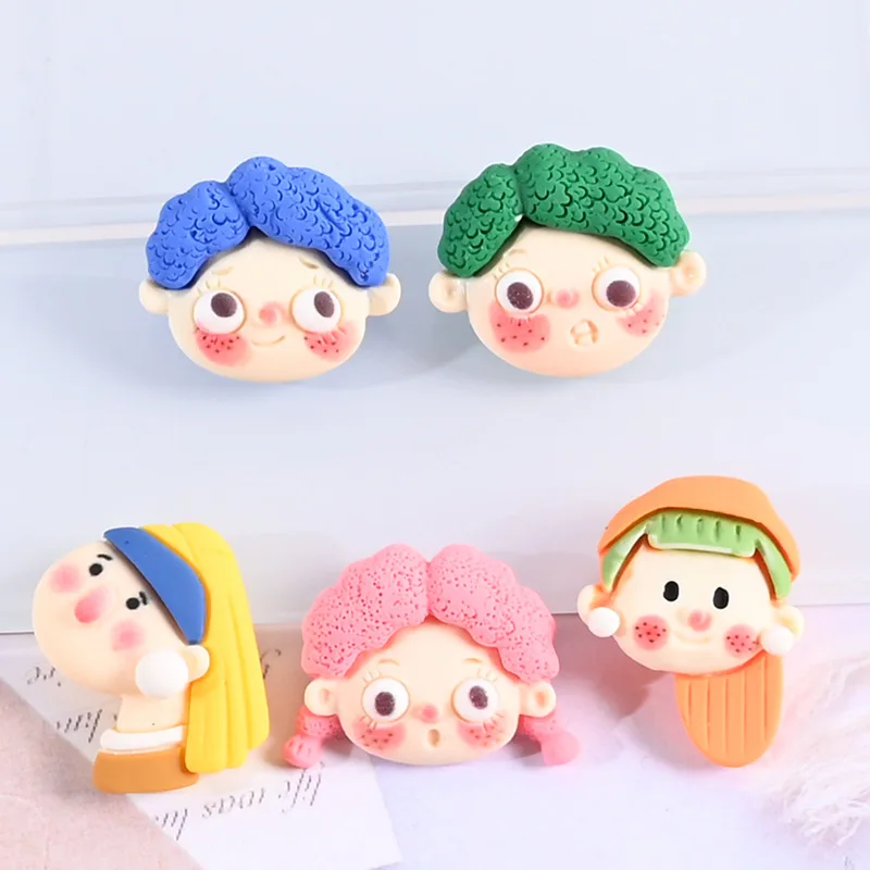 Подвеска для обуви 1 шт. мультяшная трехмерная милая девочка мальчик полимерная