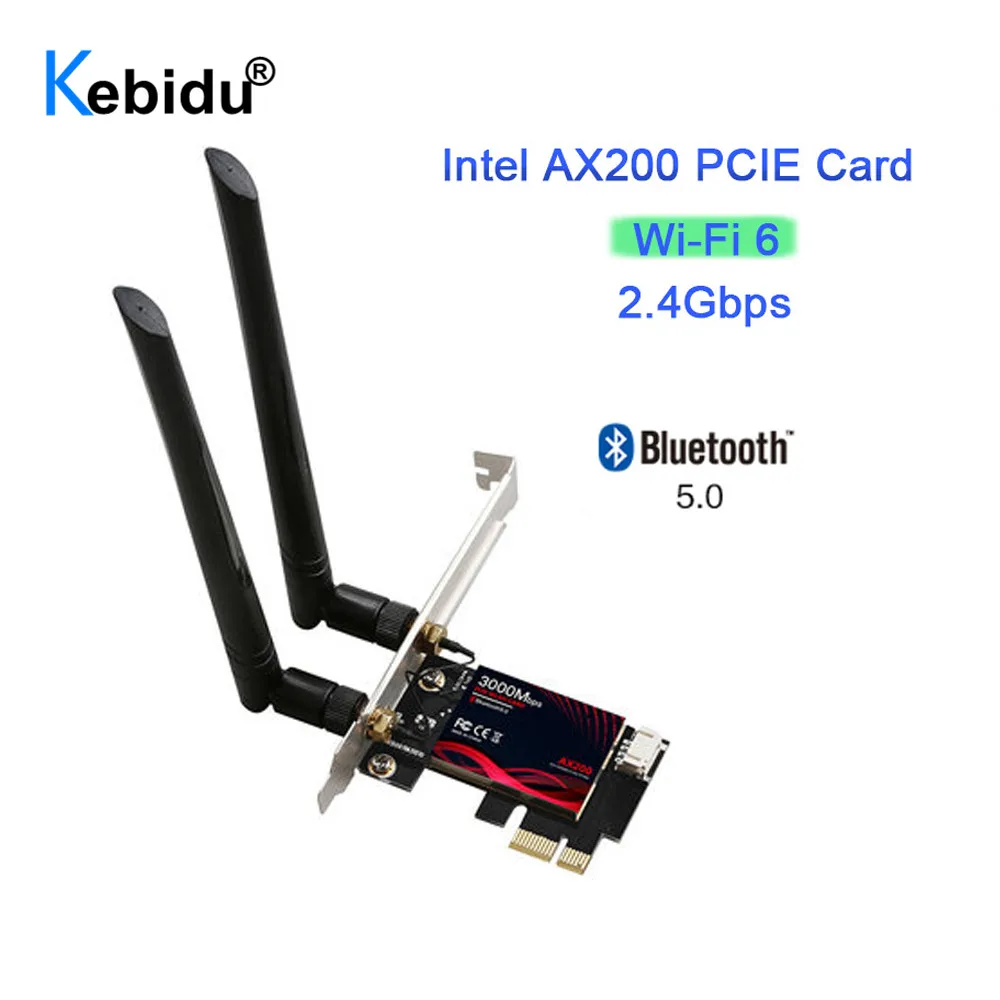 Wi Fi 6 PCI e сетевая карта 3000 Мбит/с Dual Band 5G 2 4G 802.11AX Bluetooth 5 0 Беспроводной Wifi6 Express