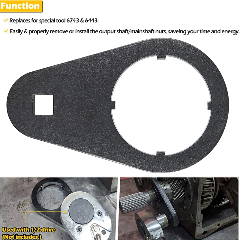 

1/2" Drive Mainshaft 5th Gear Nut Wrench for 1994-2004 Dodge NV4500HD Models with Cummins Diesel or V-10